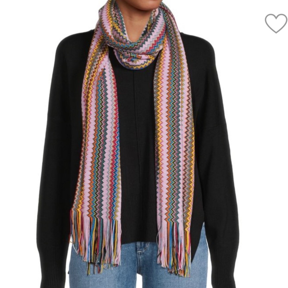 Missoni ZigZag Wool blend Scarf